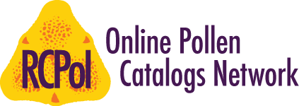Logo RCPol - Rede de Catálogos Polínicos online