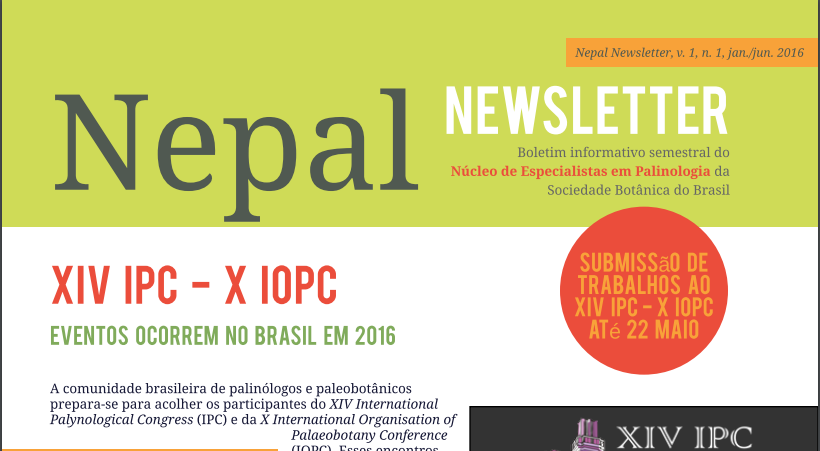 Nepal Newsletter, v. 1, n. 1, jan./jun. 2016