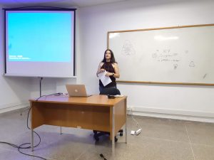 Dr. Cláudia Inês da Silva opening the Workshop
